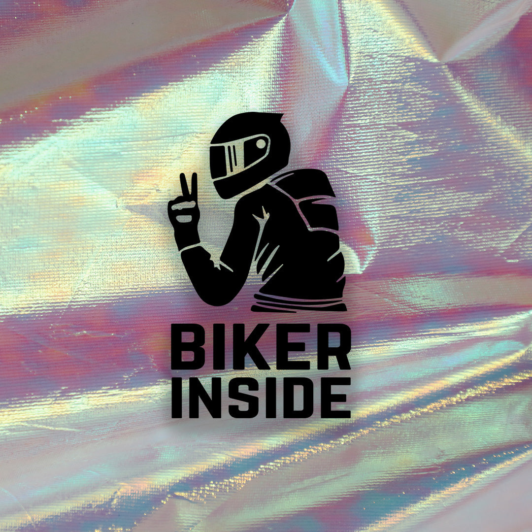 Nalepka "Male Biker Inside" - TaiiArtGarage
