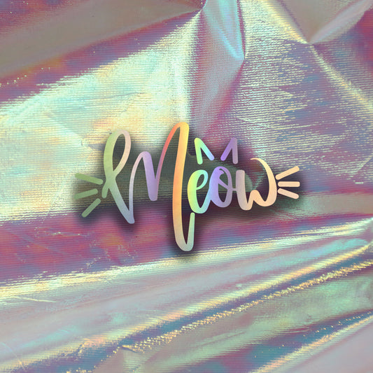 Nalepka "Meow" - TaiiArtGarage