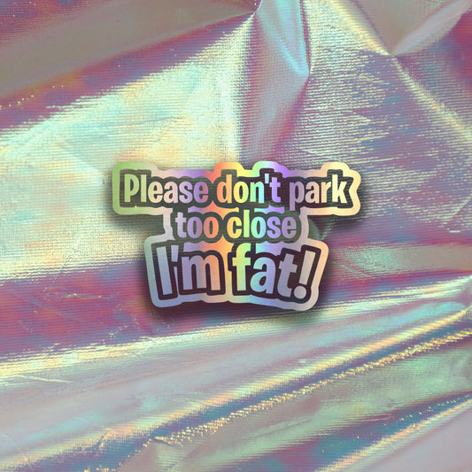 Nalepka "I'm fat" - TaiiArtGarage