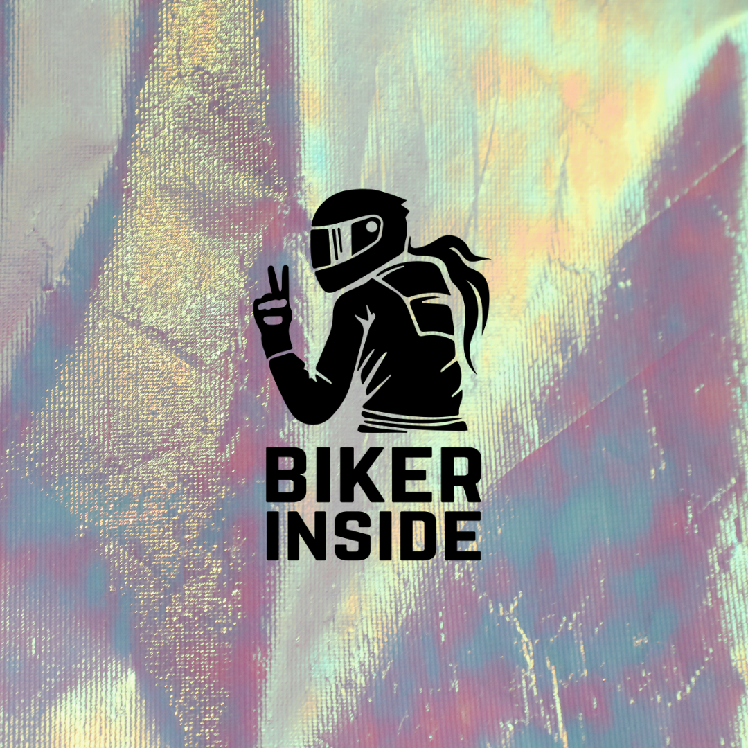 LADY BIKER INSIDE nalepka