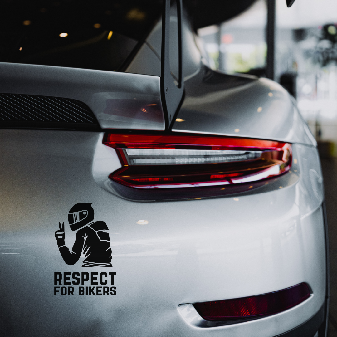 RESPECT FOR BIKERS #1 nalepka - TaiiArtGarage