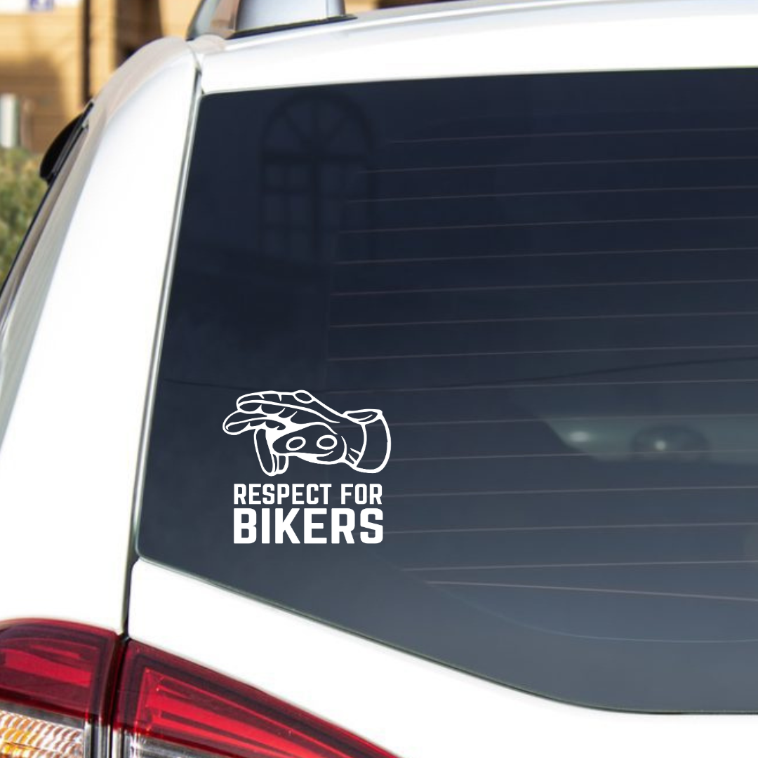 RESPECT FOR BIKERS nalepka
