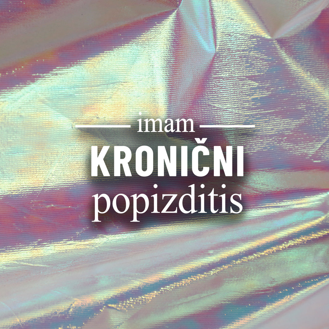Nalepka "Kronični popizditis" - TaiiArtGarage
