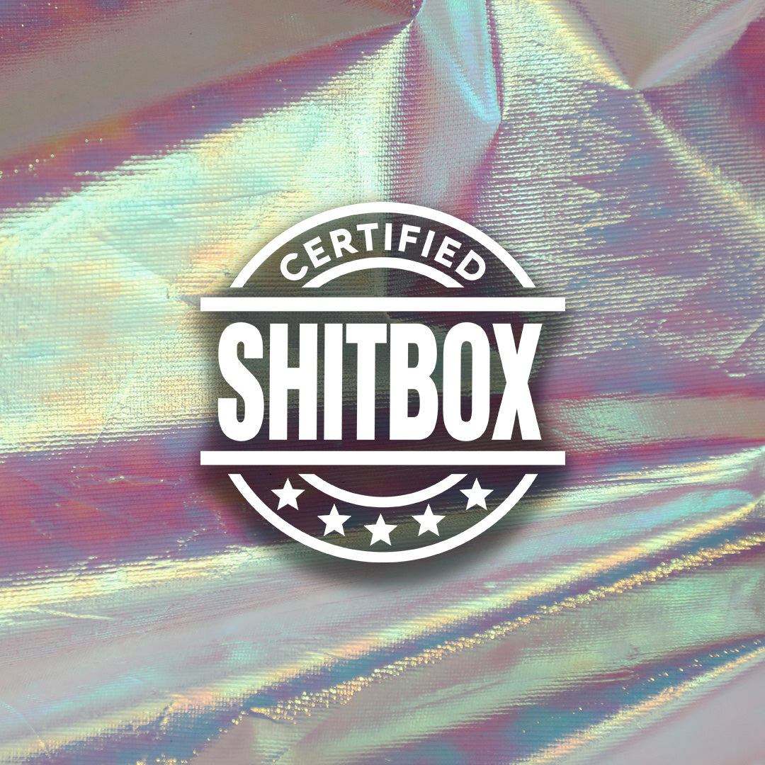 Nalepka "Certified shitbox" - TaiiArtGarage