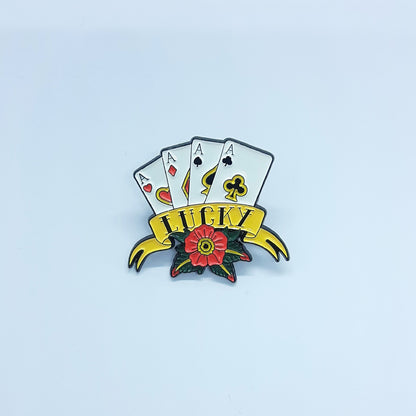 LUCKY A Pin - TaiiArtGarage