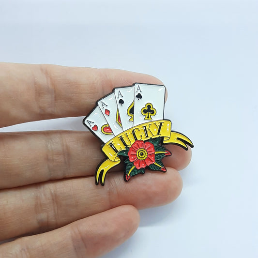 LUCKY A Pin - TaiiArtGarage