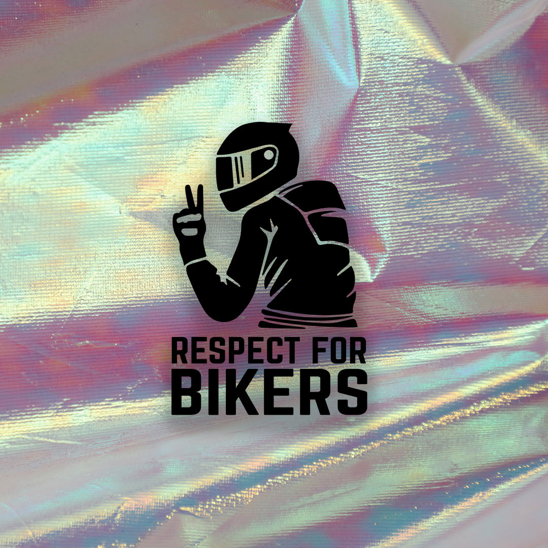 Nalepka "Respect For Bikers Male" - TaiiArtGarage