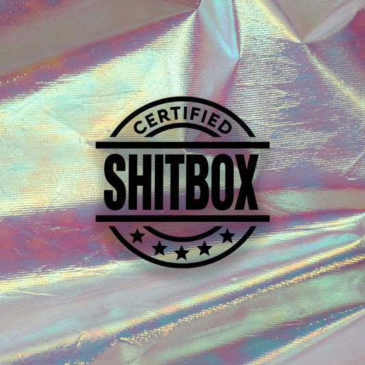 Nalepka "Certified shitbox" - TaiiArtGarage