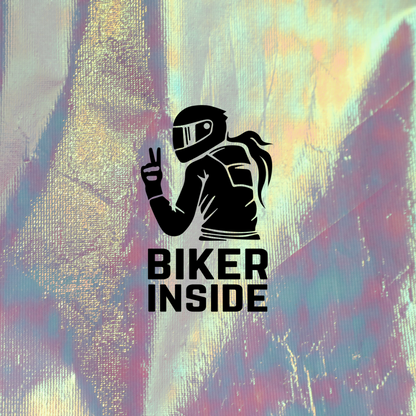 LADY BIKER INSIDE nalepka
