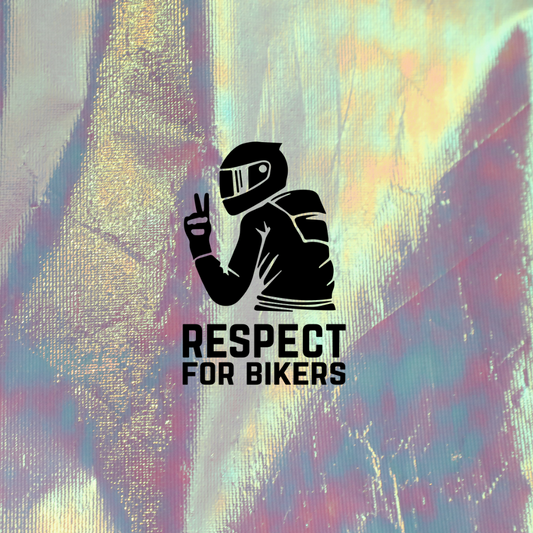 RESPECT FOR BIKERS #1 nalepka - TaiiArtGarage