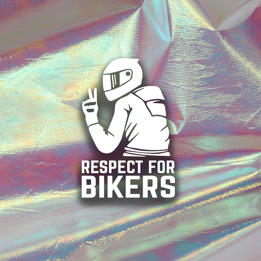 Nalepka "Respect For Bikers Male" - TaiiArtGarage