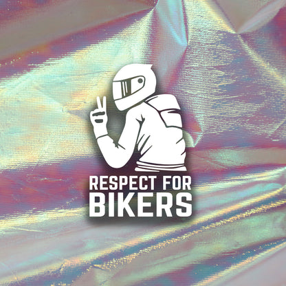 Nalepka "Respect For Bikers Male" - TaiiArtGarage